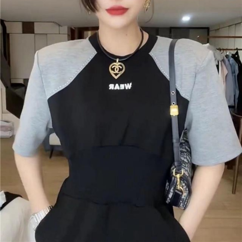 Phong Cách Hàn Quốc Phụ Nữ Mùa Hè Thời Trang Mới Váy Thanh Lịch