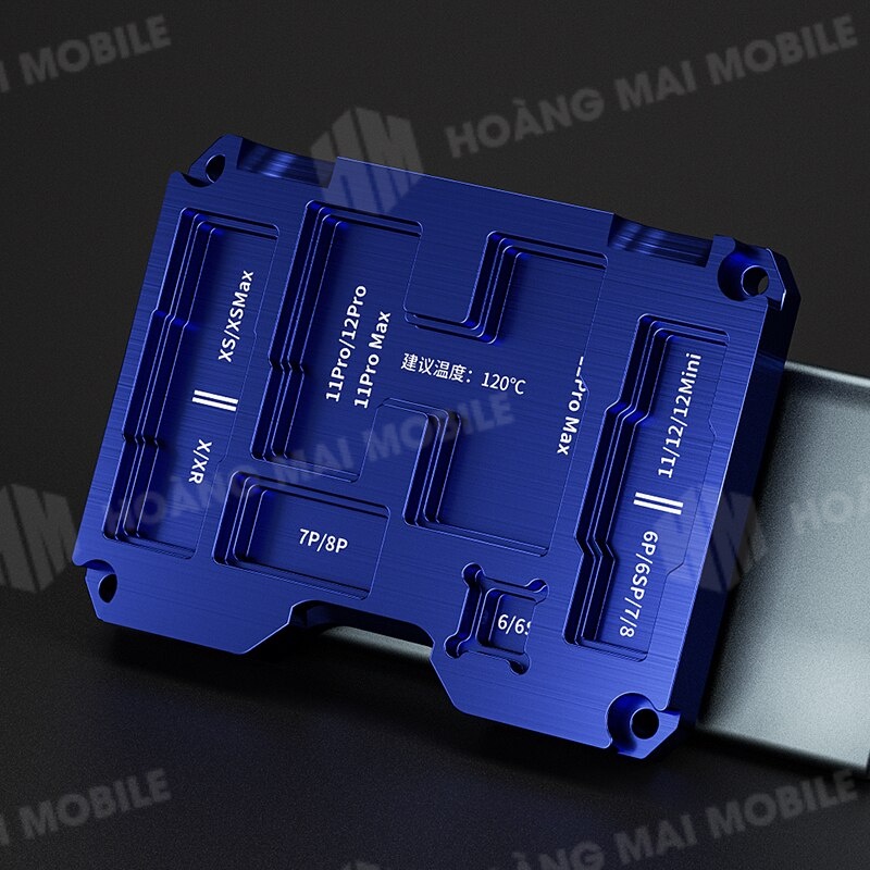 Đế nhiệt vệ sinh keo CPU và FaceID, tách Camera, kẹp cố định của bộ đế nhiệt tách main XinZhiZao X360