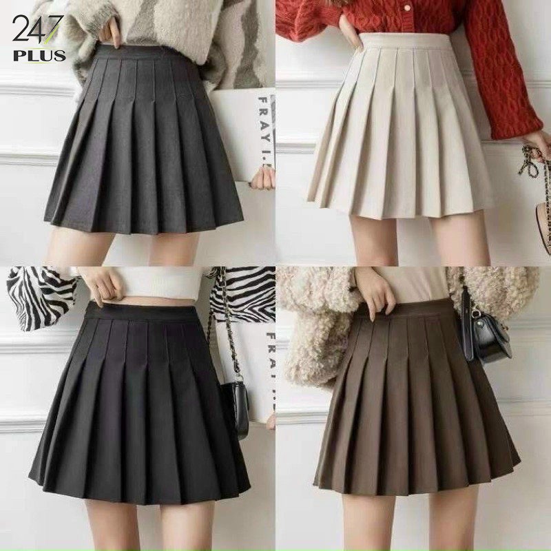 Chân váy xếp ly ngắn có quần bên trong - chân váy tennis mã CV301P0K26