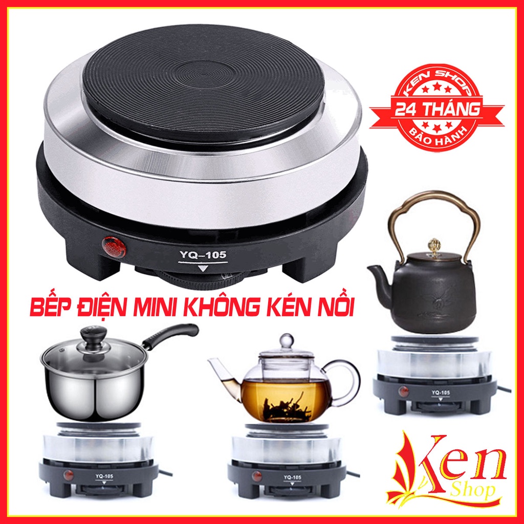 Bếp Điện Mini Đa Năng Không Kén Nồi 500W - Bếp Pha Cafe, Trà, Nấu