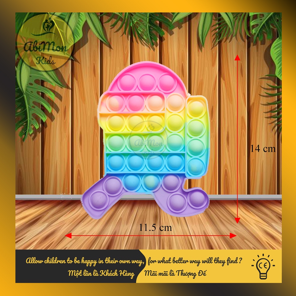 Đồ Chơi Pop It - Bóp Bong Bóng (Giải Trí, Giảm Stress) ☘️ Montessori cao cấp ✨ Đồ chơi Giáo Dục - An toàn - Thông minh