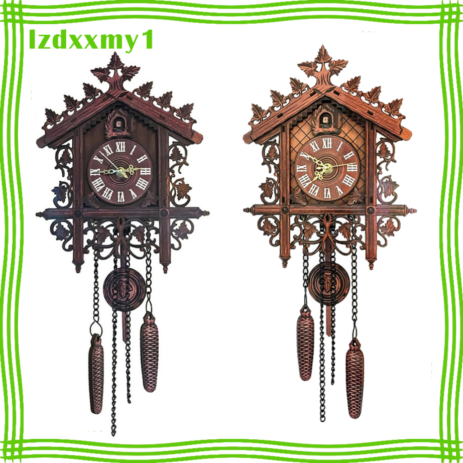 Kiddy Decorative Wood Wooden Cuckoo Wall Clock for Home Decoration Creative Gift#1