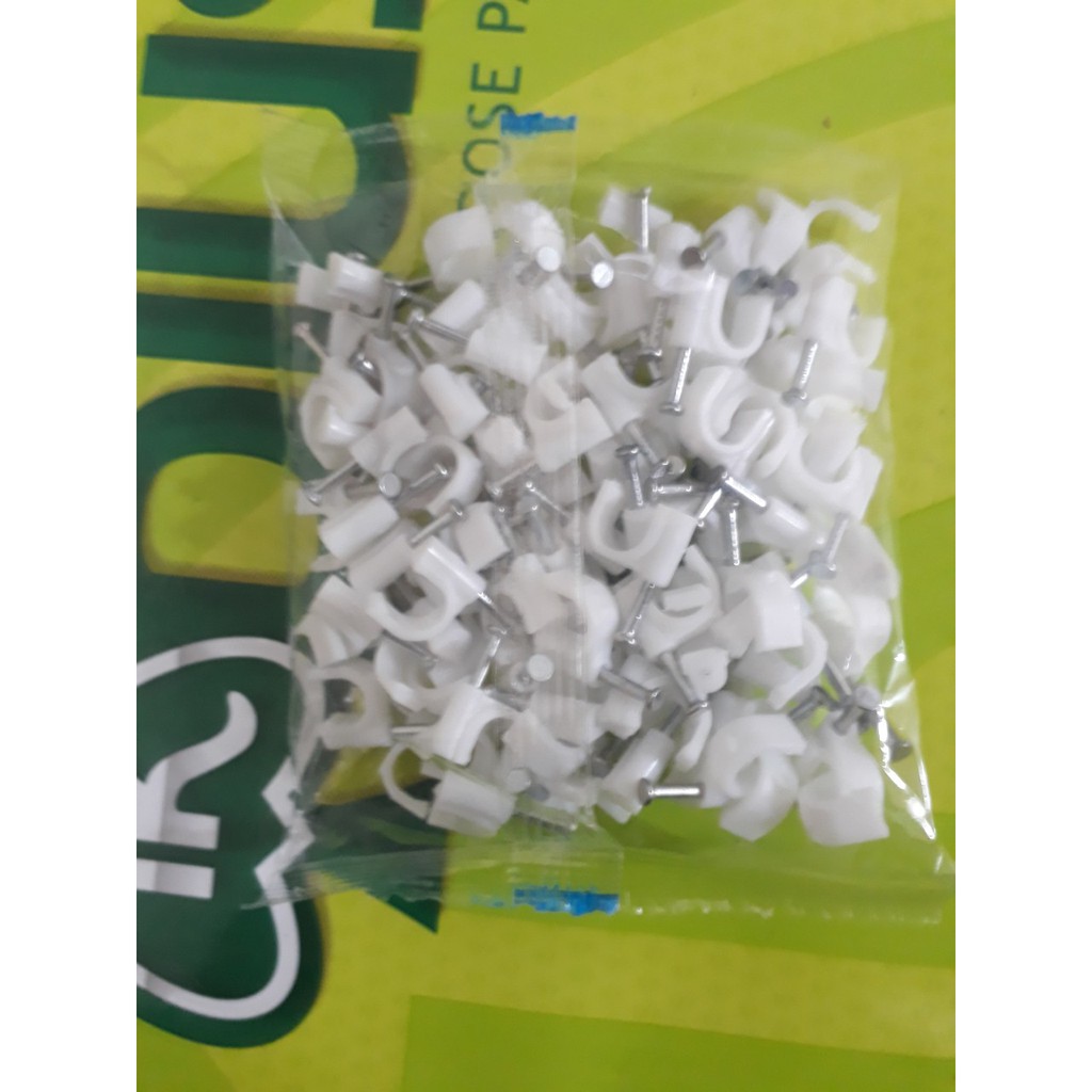 Nẹp dây 8mm. cho dây mạng, đồng trục
