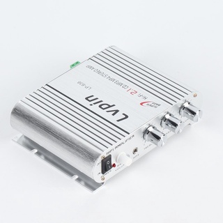 Bộ khuếch đại âm thanh hifi 2.1 mp3 lp-838 cho xe hơi