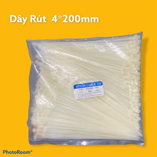 Dây rút nhựa 4*200mm