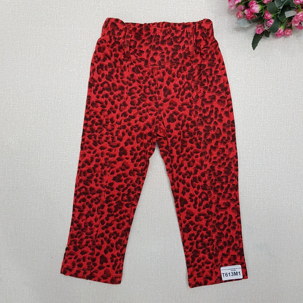 T613 - Quần bé gái tregging da cá dài, legging đốm,size to, dày dặn, made in Việt Nam