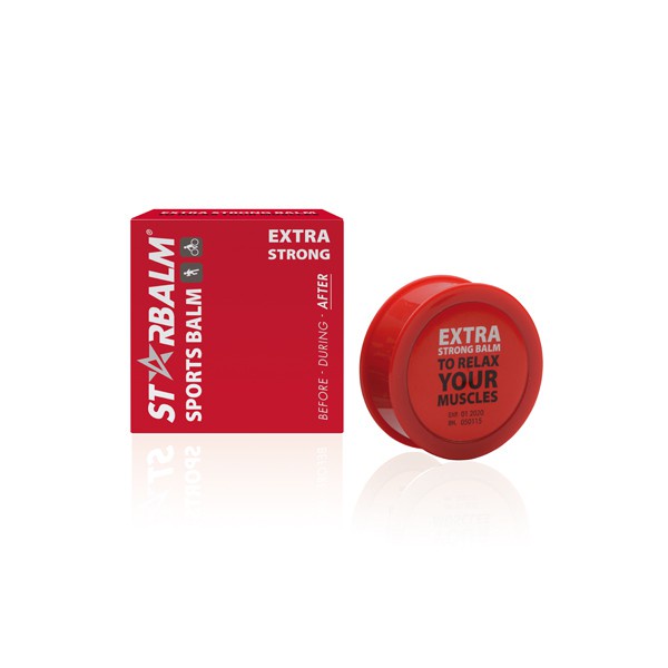 Dầu cù là, cao đỏ STARBALM 10g dùng giảm đau trước và sau khi chơi thể thao