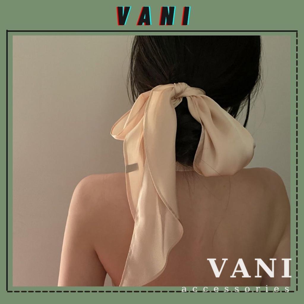 Khăn Lụa Size To Buộc Tóc Đa Năng - Vani Store [PKT00235]