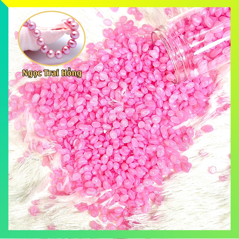 Wax bean tẩy lông Nhũ Hồng Glitter Tẩy sạch lông tận gốc, giúp da láng mịn - tẩy lông nách, wax lông bikini