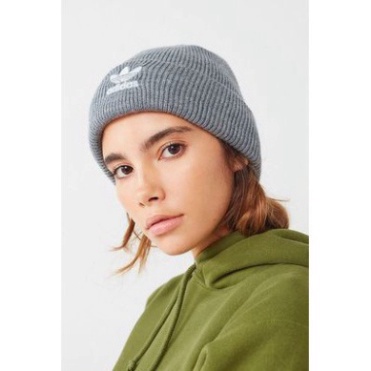 Mũ len dệt kim thêu logo adidas thời trang thu đông cho nam và nữ
