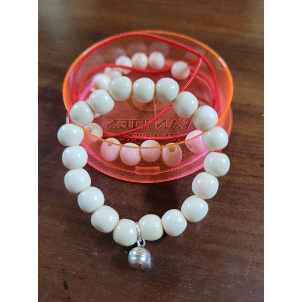 Vòng dâu tằm cho bé mix chuông bạc ta cho bé