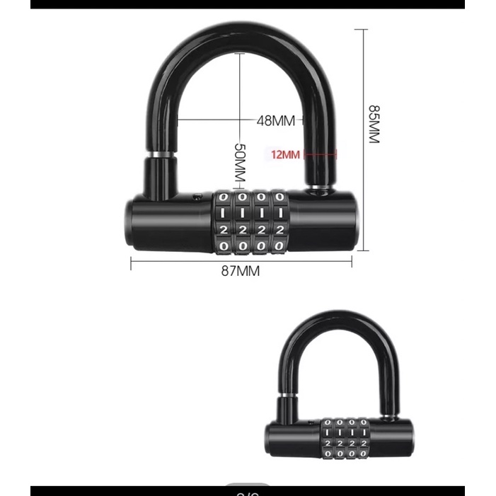 Khoá Số Thép Không Gỉ / Khóa mã số loại tự cài đặt 4 số