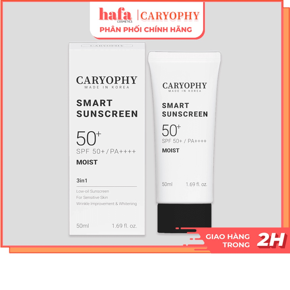 Kem chống nắng Caryophy Smart Moist Sunscreen SPF50+ PA+++ 50ml