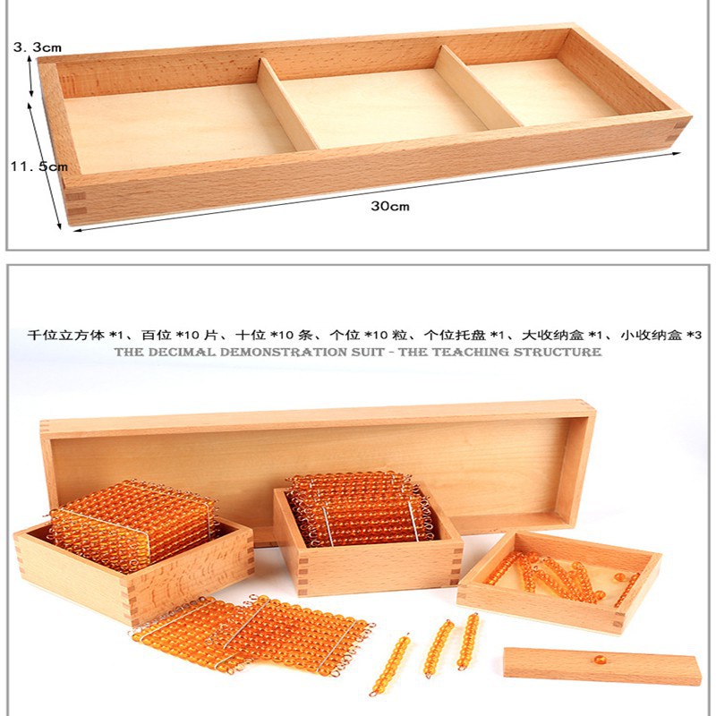 Montessori Số lượng lớn Đồ chơi học tập / Montessori Math Số lớn Đồ chơi / Homeschool / Nơi Giá trị / Tìm hiểu 1-9999 / Quà tặng cho trẻ em