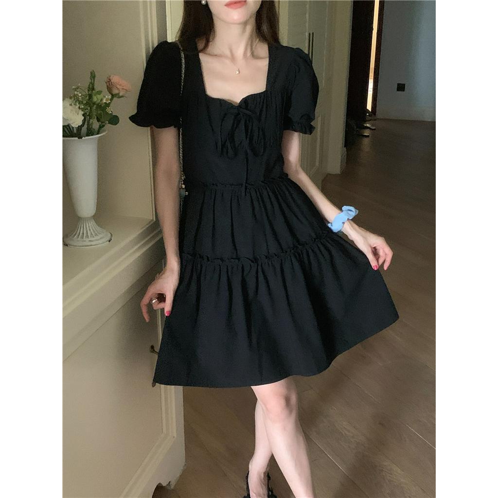 Đầm Ôm Cổ Vuông Ngắn Tay Thời Trang Sành Điệu 64295