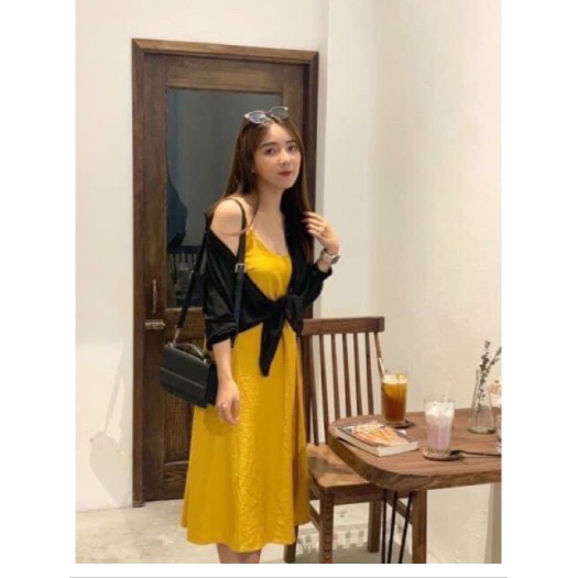 Váy 2 dây đũi ❤️FREESHIP❤️ Đầm 2 dây dáng xuông | BigBuy360 - bigbuy360.vn