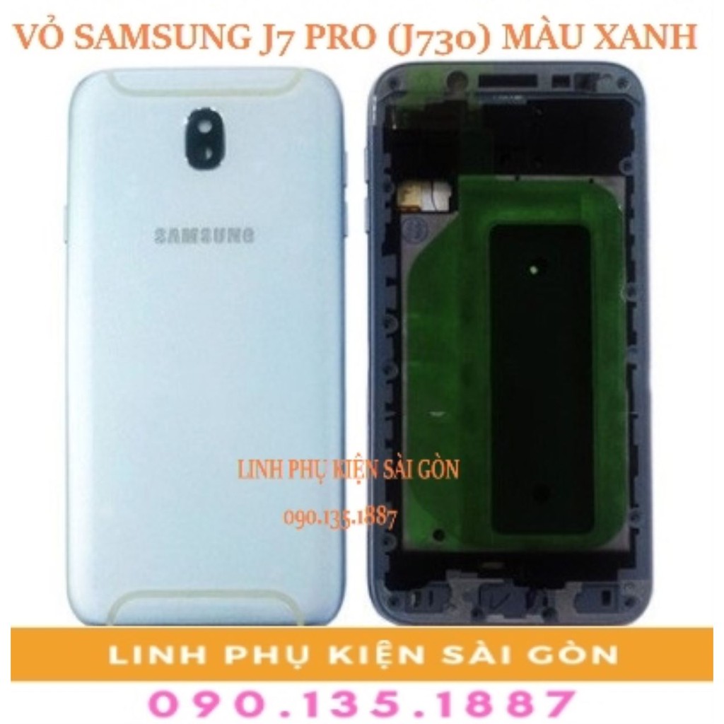 VỎ SAMSUNG J7 PRO (J730) MÀU XANH