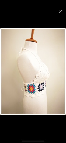 Crochet crotop