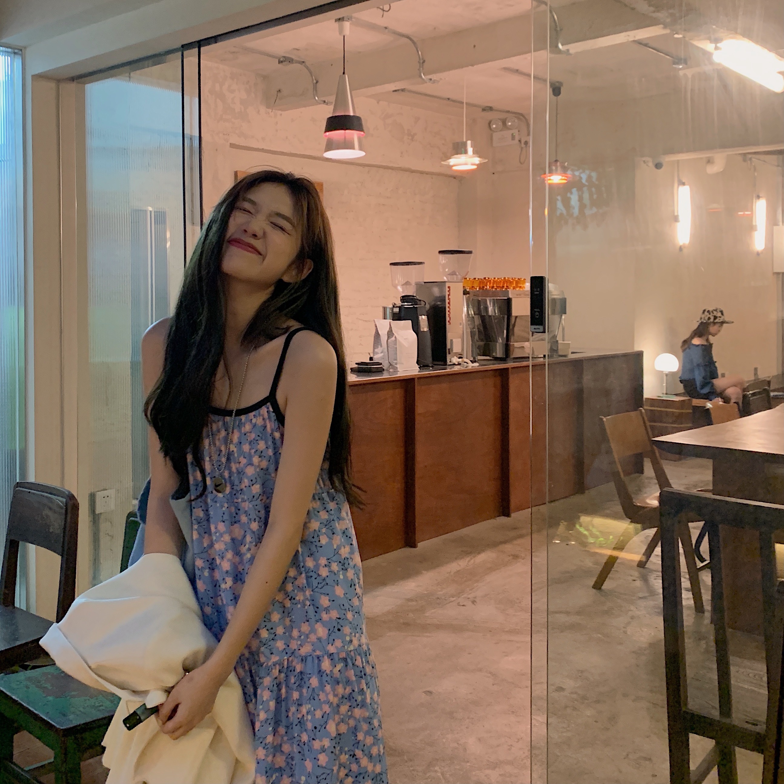 đầm ulzzang Hoa Hai Dây Phong Cách Retro Hàn Quốc Nữ Tính | BigBuy360 - bigbuy360.vn