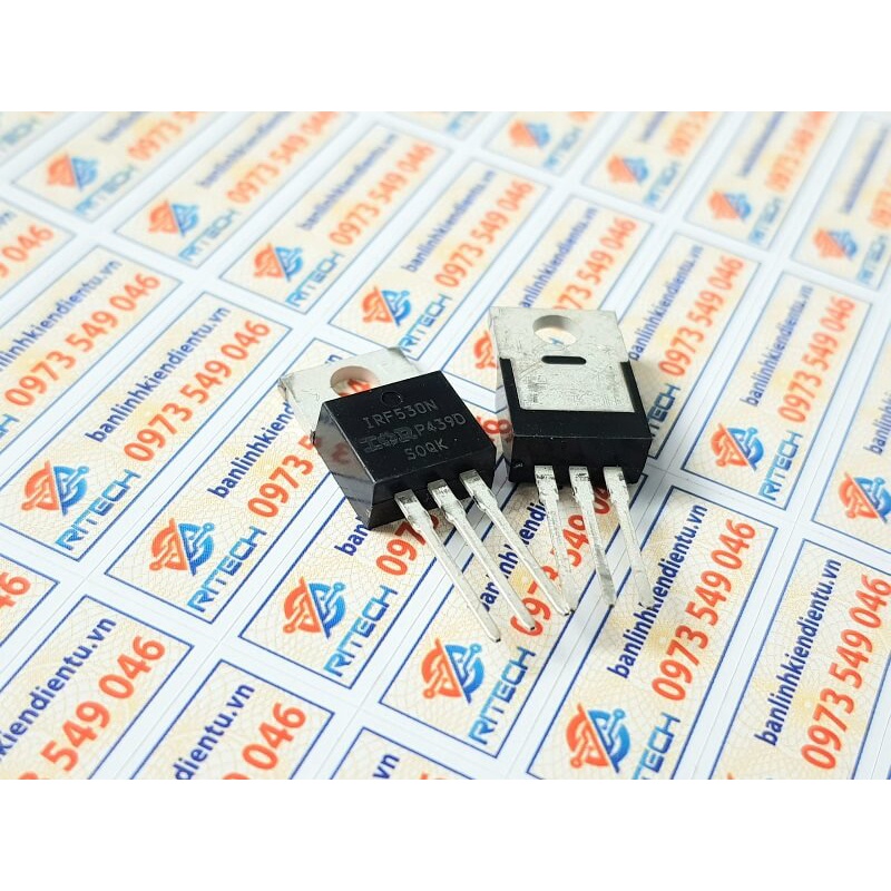 [Combo 5 chiếc] IRF530N IRF530 Mosfet kênh N 17A 100V TO-220