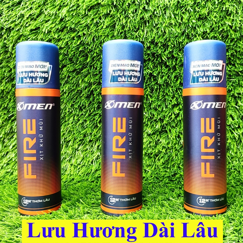 Xịt Khử Mùi Nước Hoa XMen Fire 150ml