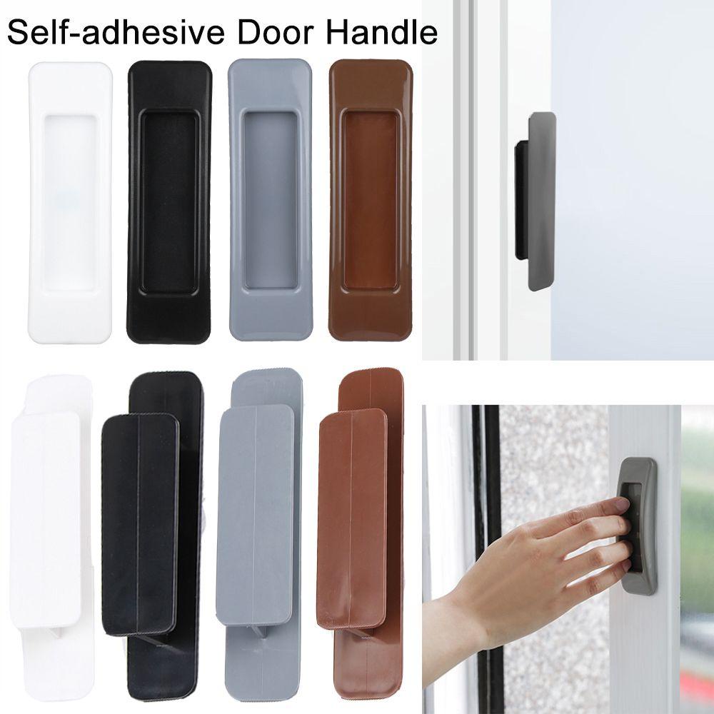 YANN1 Set 2 Tay Nắm Cửa Kính / Tủ Quần Áo Tự Dính Chất Lượng Cao