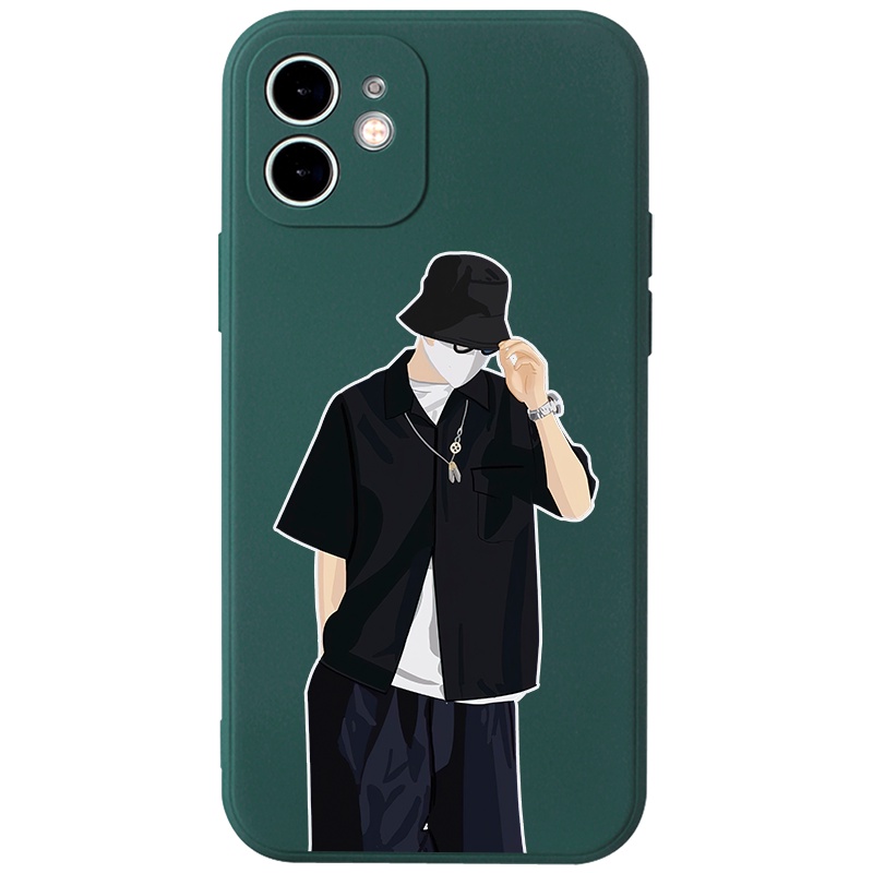 Ốp lưng JURSUE mềm hoạt hình cặp đôi dễ thương đẹp Cho iPhone 14 13 12 11 Pro Max SE 2020 X XR XS 8 7 ip 6S 6 Plus Y2210