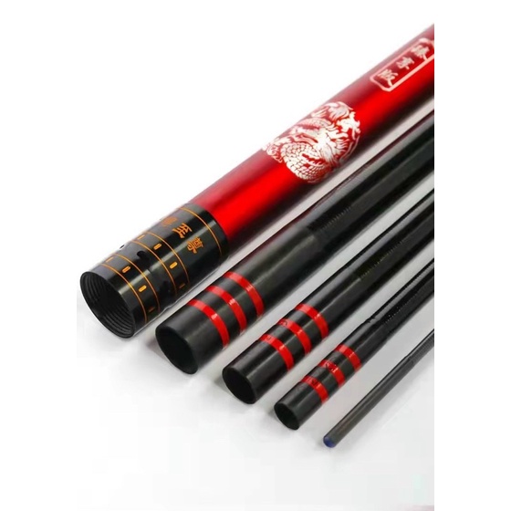 cần câu tay tầm xanh thế hệ thứ 8 ĐỎ CHÍ TÔN cần dài 12m hàng loại 1 cần tải cá 1 đến 20kg + tặng 1 ngọn phụ