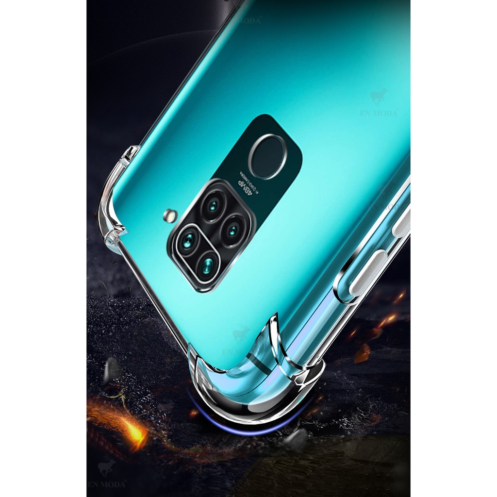 Ốp lưng Redmi Note 9 / Redmi 10X 4G dẻo trong chống sốc lồi 4 góc hạn chế ố vàng