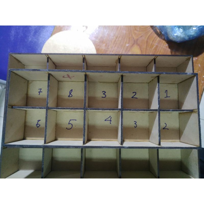 Hộp gỗ 20 khay & 10 khay