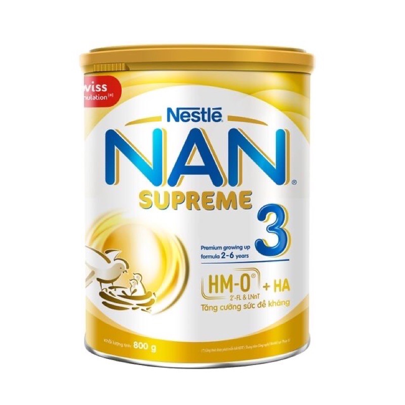 Sữa bột Nan Supreme 3 hộp 800g