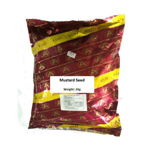 Hạt Mù Tạt Vàng Atlas 1kg/ Yellow Mustard Seed - Nhập Khẩu Đức