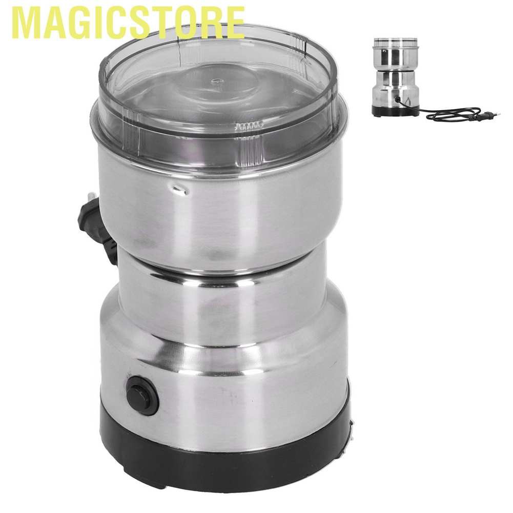 Magicstore Portable Coffee Grinder Household Electric Bean Grinding Machine for Home EU Plug 220V