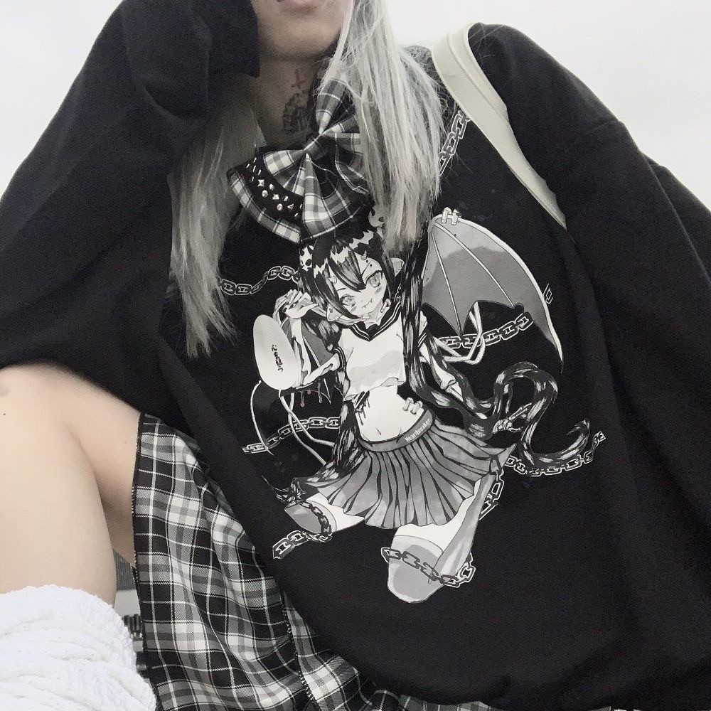 <S-3xl> ÁO SWEATER FORM RỘNG HÌNH ANIME DEVIL SIÊU COOL - ORDER 10 NGÀY | BigBuy360 - bigbuy360.vn