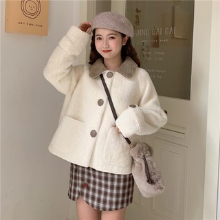 Ao khoác phối lông sang trọng