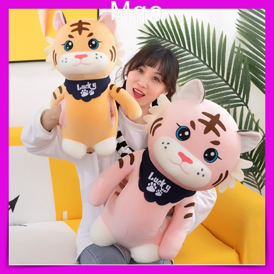 [ Có Sẵn - Qùa Tặng ] Gấu Bông Teddy Bear Hình Hổ Con Lucky, Gấu Nhồi Bông Con Hổ Siêu Đáng Yêu An Toàn Cho Bé Size 30cm