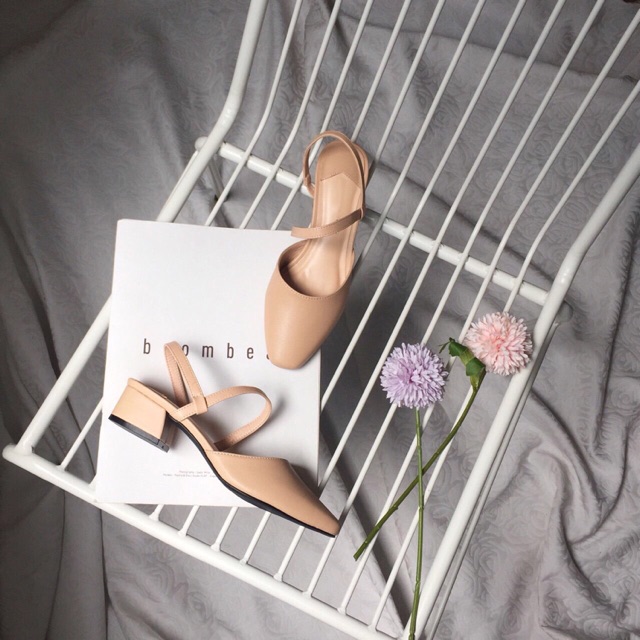 SLINGBACK MŨI TRÒN GÓT XÉO 3P