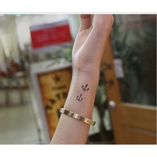 Hình xăm dán tim và nốt nhạc 10x6cm+ quà tặng kèm