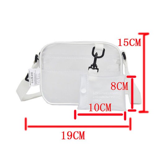 Túi xách nữ trong suốt kiểu dáng đơn giản thời trang