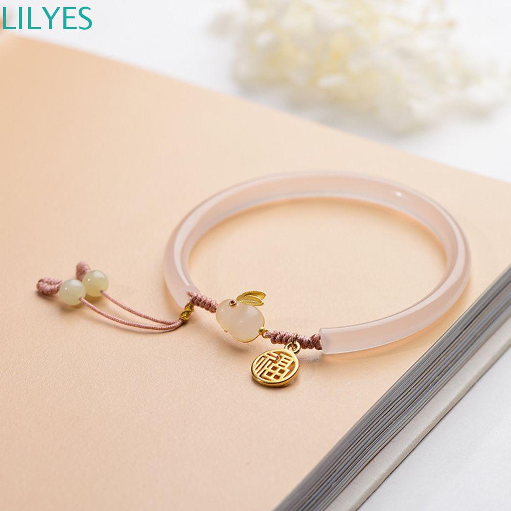 Vòng Tay Ngọc Bích Giả Thời Trang Cổ Điển Cho Nữ