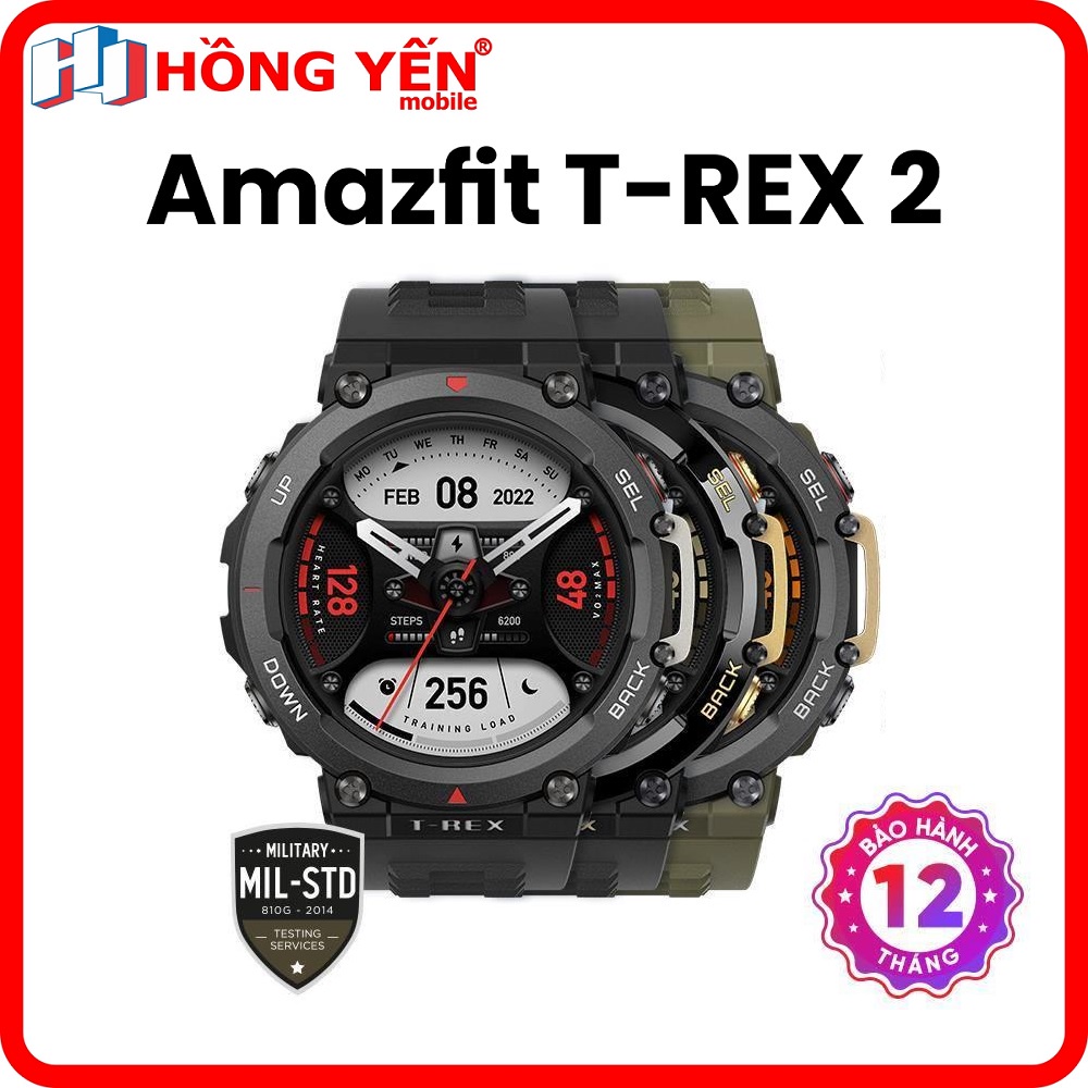 Đồng hồ thông minh Amazfit T-REX 2 (Quốc Tế) - Hàng Chính Hãng - Bảo Hành 12 Tháng