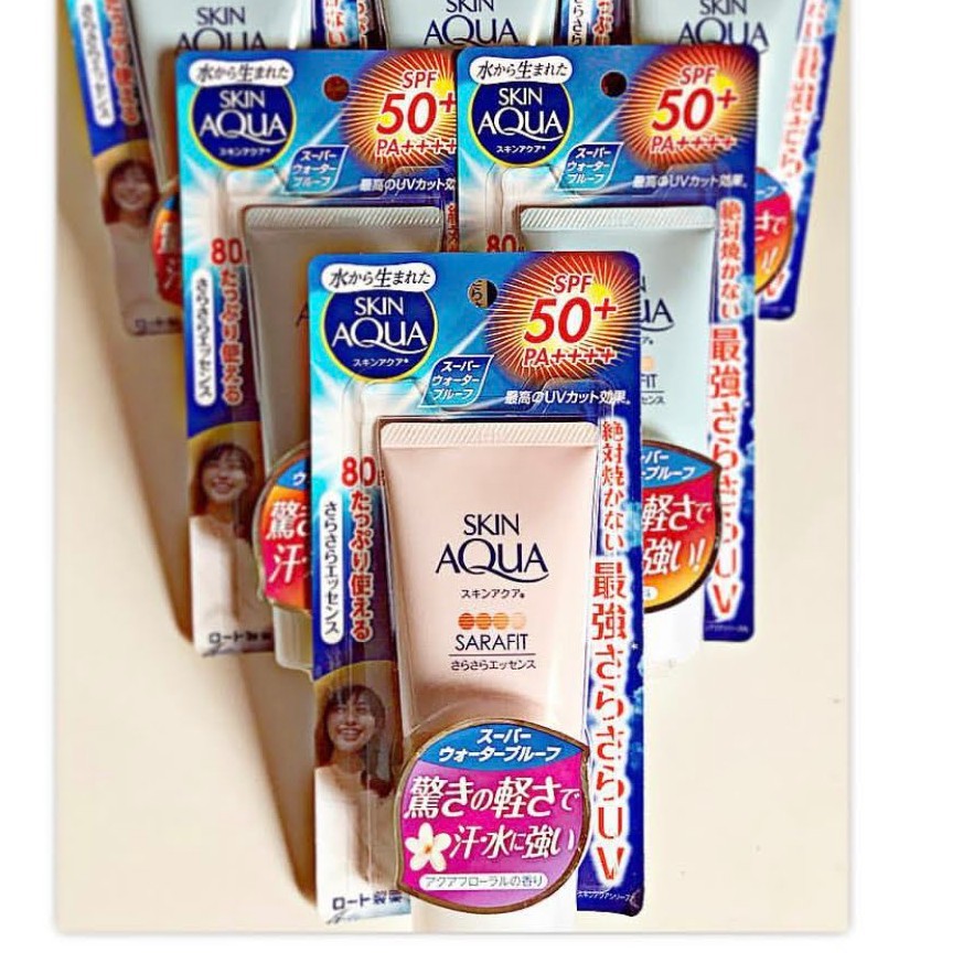 ( Madein Japan ) Kem chống nắng Skin Aqua Sarafit UV Essence SPF 50+/PA++++ 80g Nội Địa Nhật chuẩn hàng nhật giá tốt