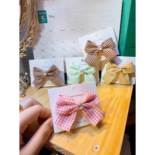 [SỈ 6.5k] Kẹp nơ tóc đính đá ngọc cực đẹp [RẺ NHẤT SHOPEE]