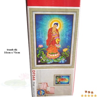 Tranh đính đá phật a di đà DF544 (55cm x 75cm)