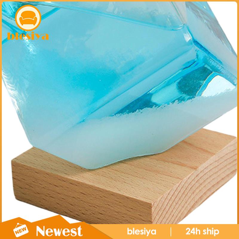 [Blesiya] Bình Thủy Tinh Dự Báo Thời Tiết Bão Tố Trang Trí Nhà Cửa
