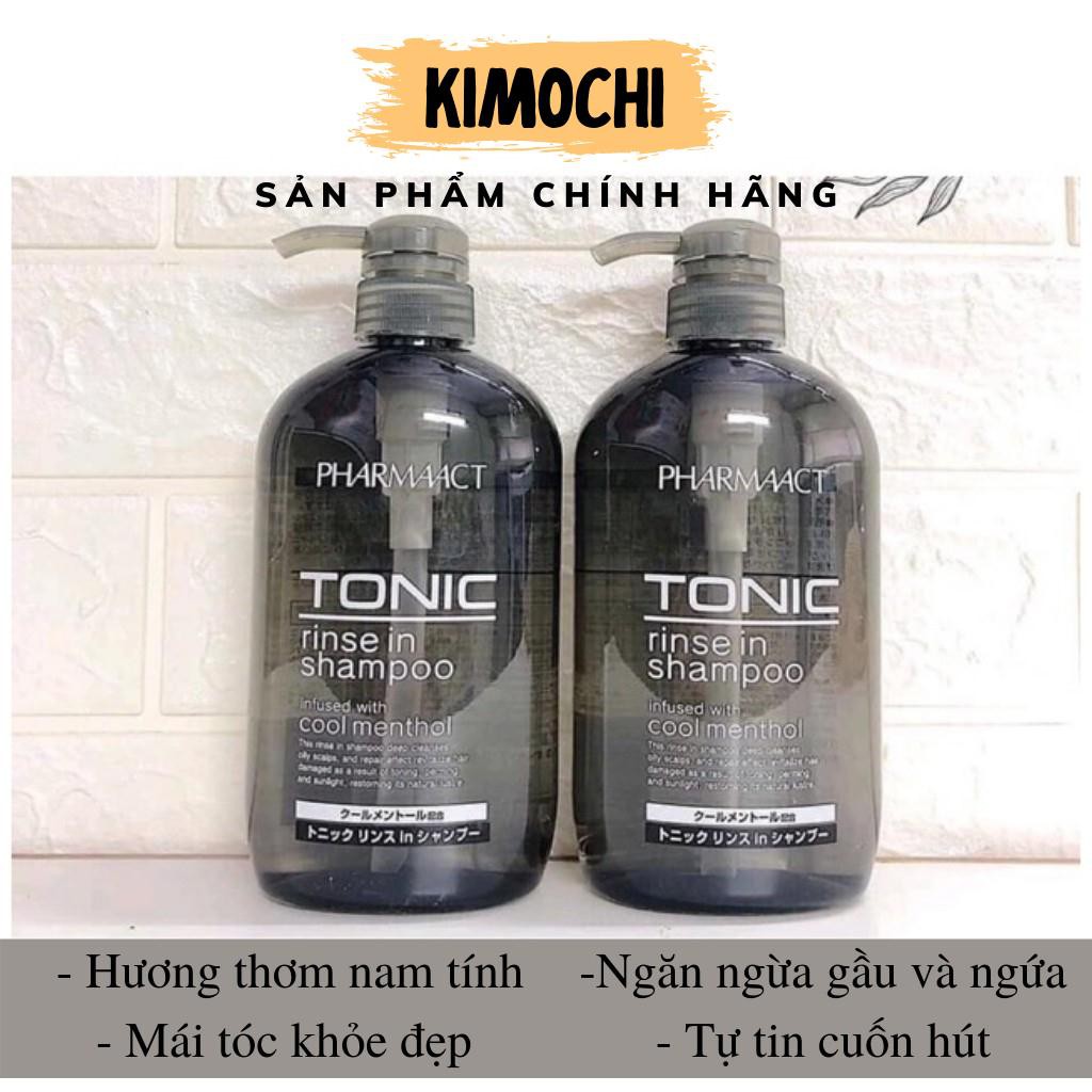 DẦU GỘI ♥𝑭𝑹𝑬𝑬𝑺𝑯𝑰𝑷♥ DẦU GỘI DÀNH CHO NAM TONIC PHARMAACT 600ML NHẬT BẢN