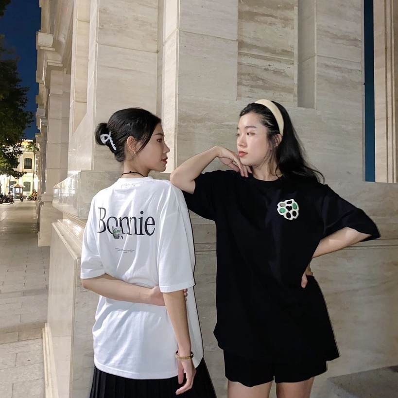 Áo phông ngắn tay unisex dáng relax in phồng 21ST URBAN Clyde 22