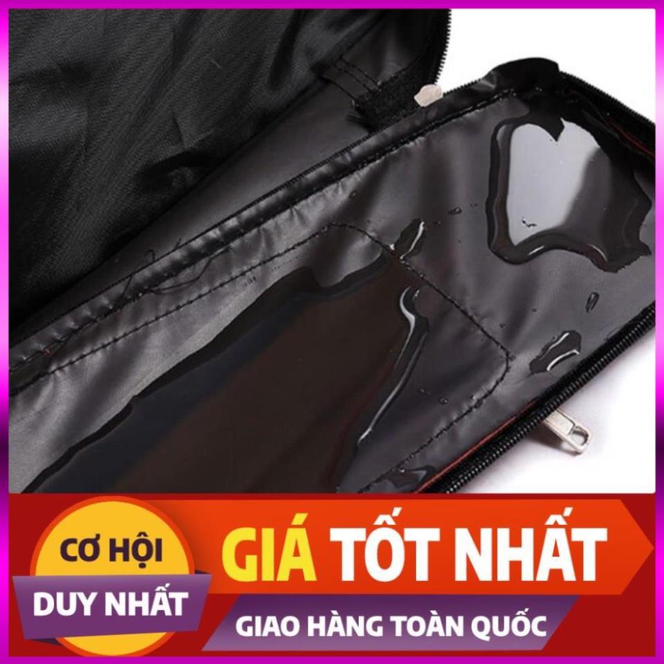 [Xả Kho 3 Ngày] bao đựng cần 3 ngăn kèm 2 túi phụ chất liệu chống thấm nước