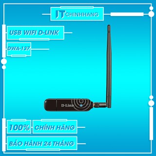USB Wifi D-Link DWA-137 Chuẩn N 300Mbps - Hàng Chính Hãng