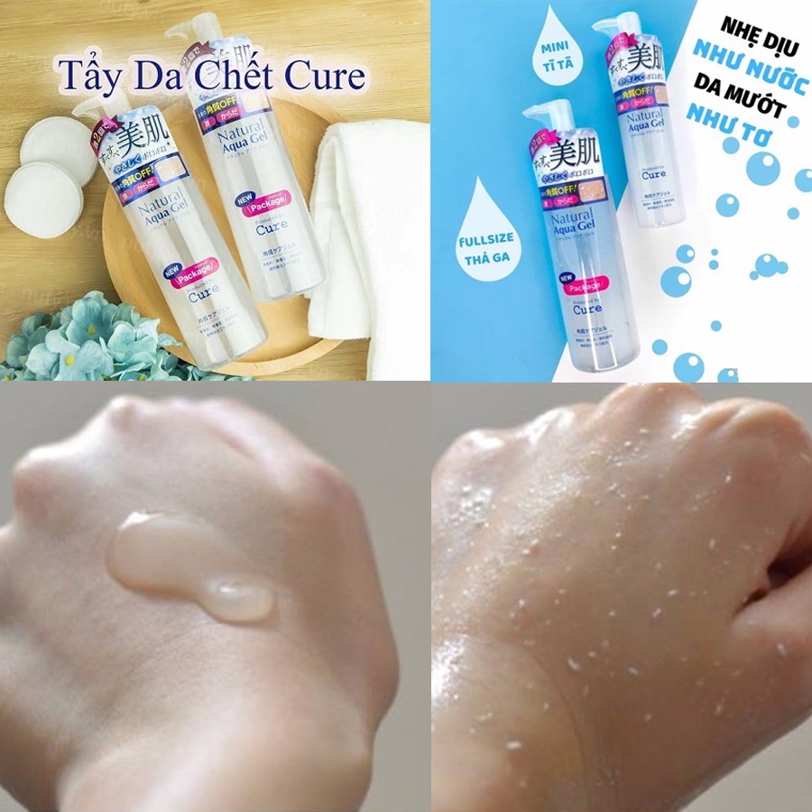 [Gel Tẩy Tế Bào Chết] Cure Natural Aqua nội địa Nhật Bản 250g